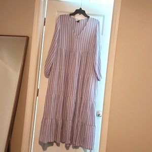 Target Universal Thread striped maxi dress M